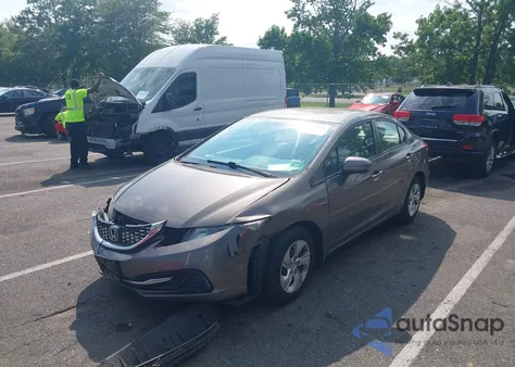 2014 Honda Civic Lx z USA, uszkodzony, nr VIN 2HGFB2F50EH502983